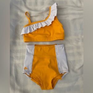Jo+Jax Sweet top and Sweet Trunks Set/ Tangerine/ YM(child 8-10)